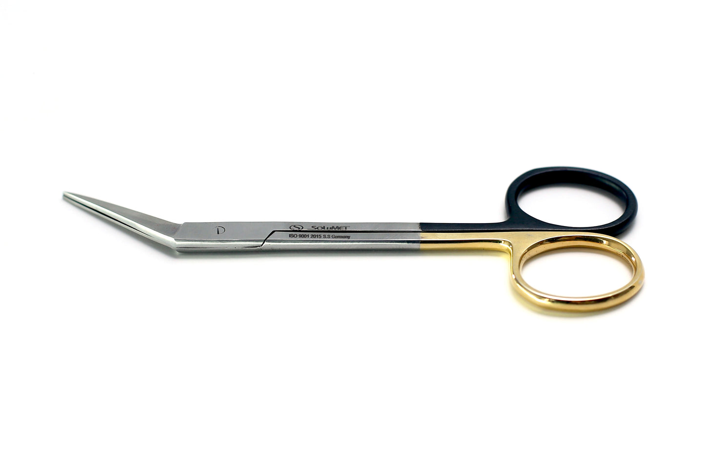 Iris Tijera Angulada 45° Black/Gold Super Cut con Tungsteno